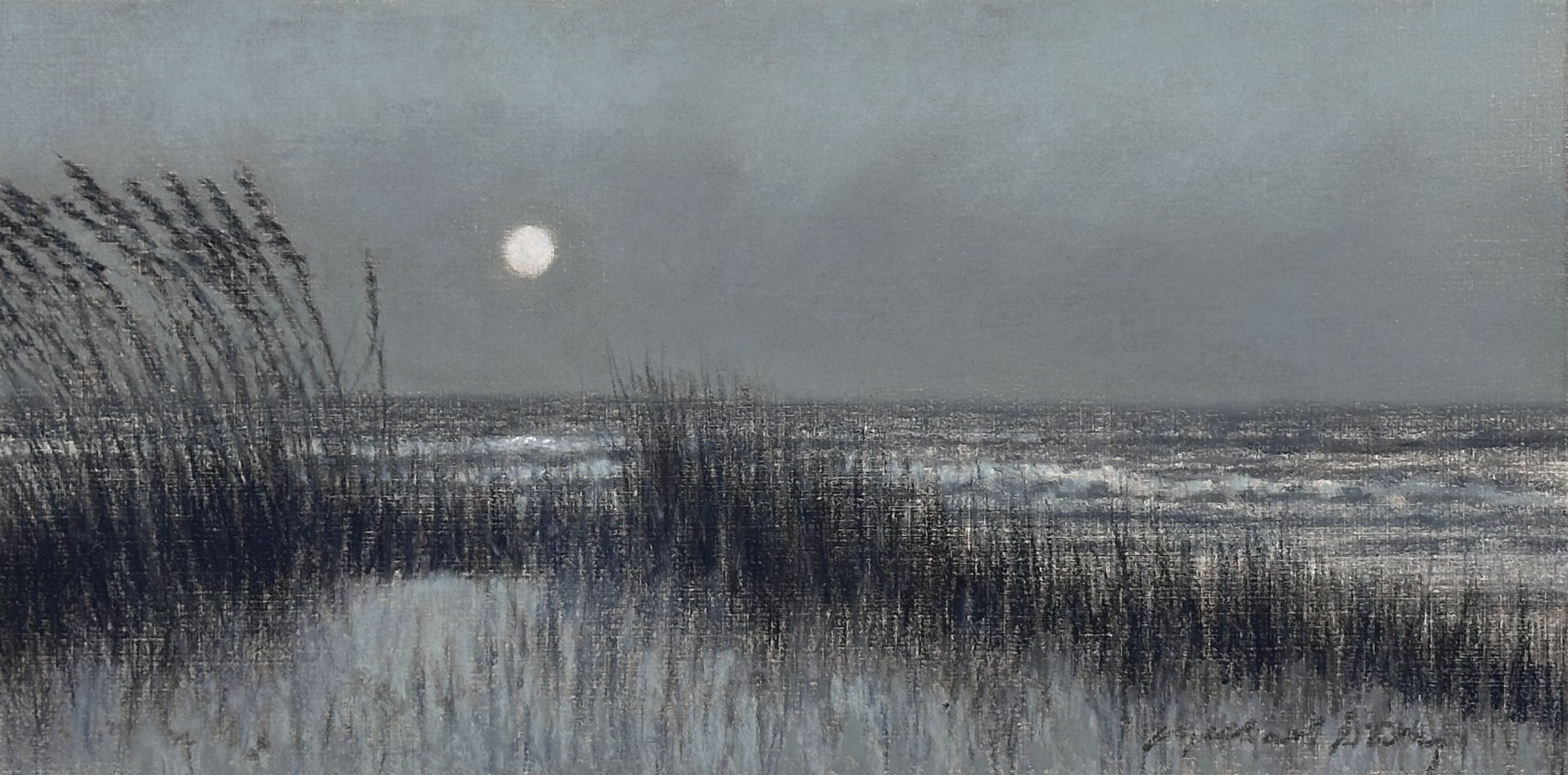 Moonrise Over the Dunes